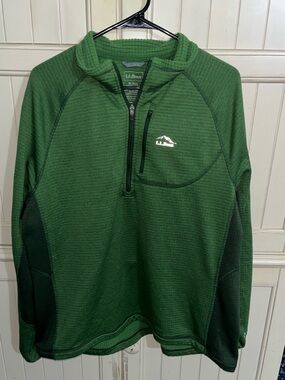 L.L. Bean Polartec Waffle Weave Pullover